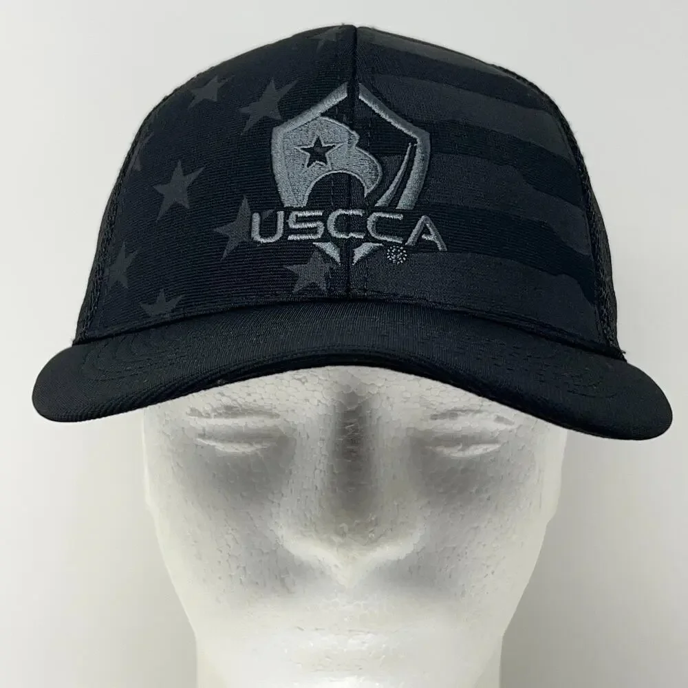 USCCA Trucker Hat Baseball Cap Concealed Carry Guns Firearms Mesh Snapback Black